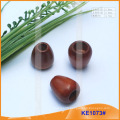 Fashion wooden cord end or bead for garments KE1073#